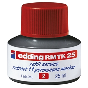 Edding RMTK 25 navulling / rood / 25 ml