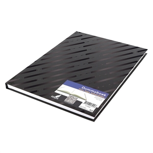 Kangaro K-5584 dummyboek / hardcover / A4 / zwart / gebonden / 80 vel