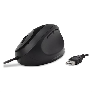 Kensington K75403EU Pro Fit ergonomische muis / bedraad / optisch / USB / zwart
