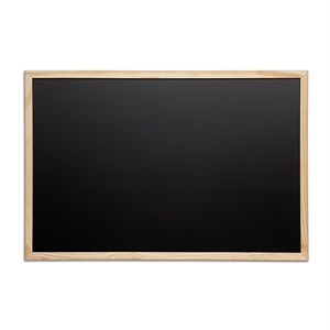 Maul krijtbord met houten frame / zwart / 90 x 60 cm