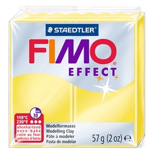 Fimo 8020-104 klei effect / transparant geel / 57 gram