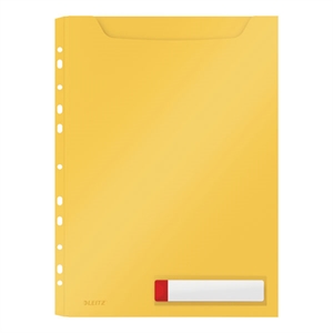 Leitz 46680019 Cosy Privacy zichtmap / A4 / polypropyleen / warm geel / 150 vel / 3 stuks