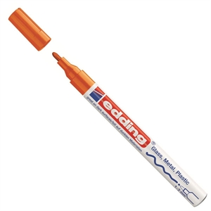 Edding 751 paint marker / oranje / ronde punt / 1-2 mm
