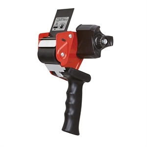 Rapesco TD9600A1 Germ-Savvy verpakkingstapedispenser / antibacterieel / zwart/rood