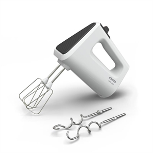 Krups GN4001 handmixer | wit | inclusief gardes en deeghaken