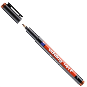 Edding 141F OHP marker / bruin / ronde punt / 0,6 mm