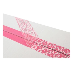 Veiligheidstape 'Opened' / rood / 50 mm x 50 m / 1 rol