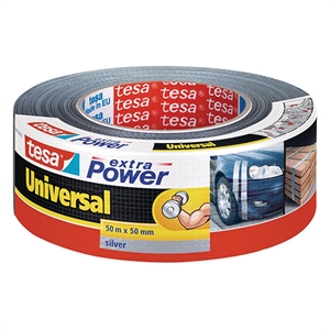 Tesa extra Power Universal duct tape / grijs / 50 mm x 50 m