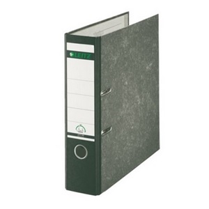 Leitz 1080 ordner / A4 / karton / zwart gewolkt / 80 mm