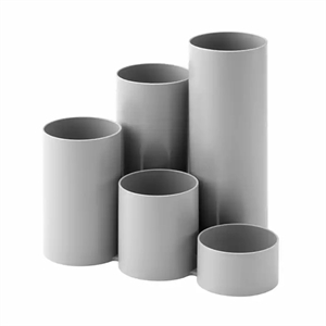Jalema Re-Solution 2299189907 pennenhouder / polystyreen / grijs / 5 vakken