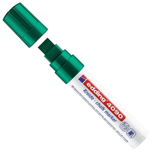 Edding 4090 krijtmarker / groen / schuine punt / 4-15mm
