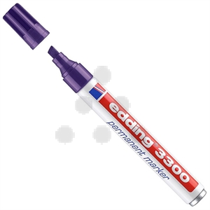 Edding 3300 permanent marker / violet / beitelvormige punt / 1-5 mm