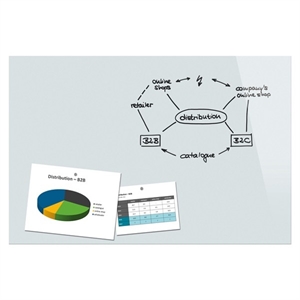 Sigel SI-B1300 glasbord / magnetisch / veiligheidsglas / wit