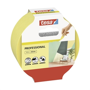 Tesa 56299-00000-00 Professional afdekplakband / geel / 30 mm x 50 m