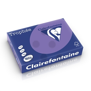 Clairefontaine papier / violet / A4 / 160 gr. / 250 vel
