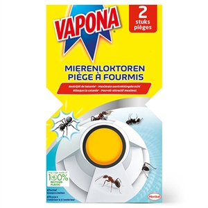 Vapona Mierenlokdoos / koloniebestrijder / 2 stuks