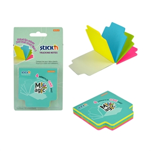 Stick’n bladwijzers / 70,2 x 70,2 mm / neon kleuren / 100 vel