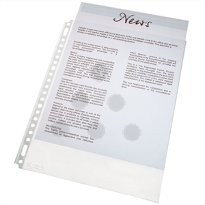 Esselte showtas / transparant / A4 / 21-gaats / 80 micron / 100 stuks