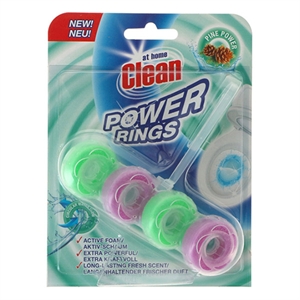 At Home Clean Power Rings toiletblok / Pine / 40 gram