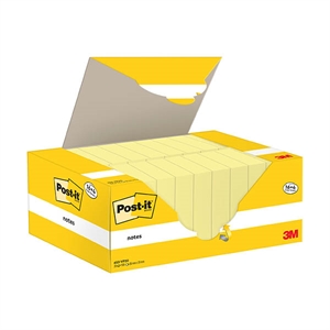 3M Post-it notes / 38 x 51 mm / geel / 20 x 100 vel