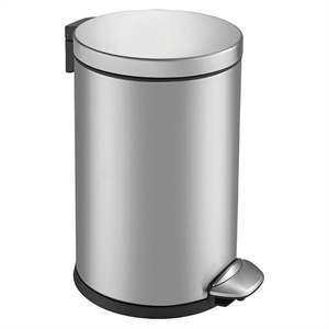 EKO Luna pedaalemmer / metaal / mat RVS / 3 liter