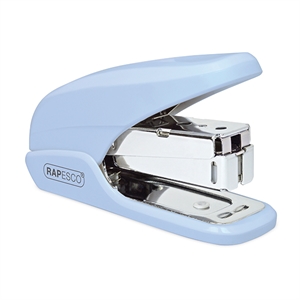 Rapesco X5-Mini Less Effort nietmachine / metaal / poederblauw / tot 20 vel