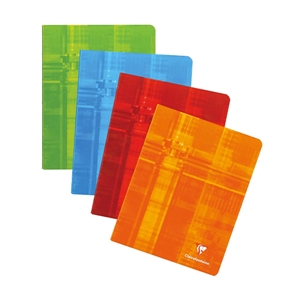 Clairefontaine schrift assorti / A5+ / geruit (10 mm) / 36 vel / 10 stuks