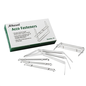 Rexel Fasteners / archiefbinders / 80 x 50mm / 50 stuks