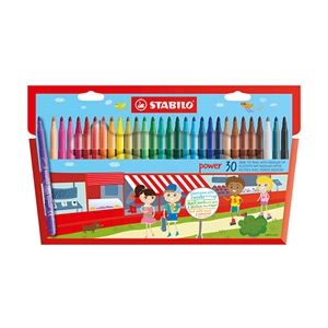 Stabilo Power viltstiften / 30 stuks