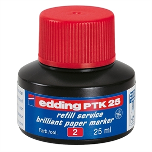 Edding PTK 25 navulling / rood / 25 ml