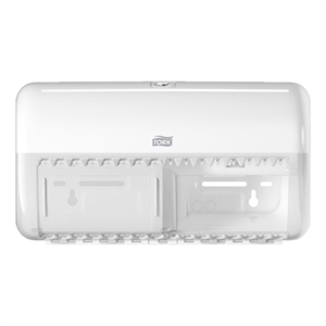Tork 557000 T4-dispenser / voor traditioneel toiletpapier / wit