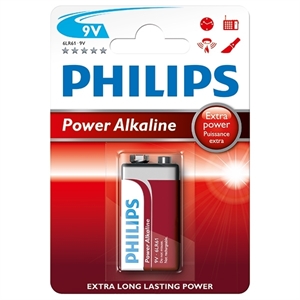 Philips batterij Power 9V / E-block / 6LR61