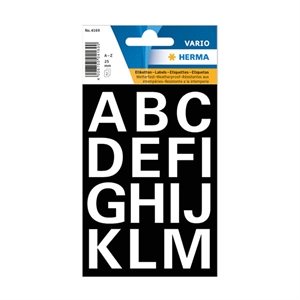Herma 4169 A-Z etiketten / 25 mm / wit / 30 etiketten