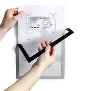 Durable Duraframe informatiekader / A4 / zilver / magnetisch / 5 stuks