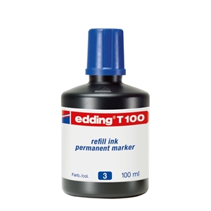 Edding T 100 navulling / blauw / 100 ml