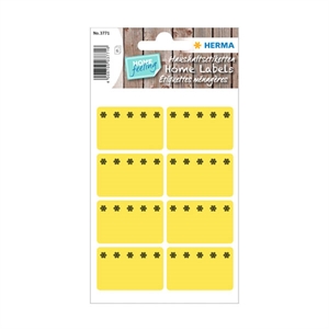 Herma 3771 diepvriesetiketten / 26 x 40 mm / fluorgeel / 48 etiketten