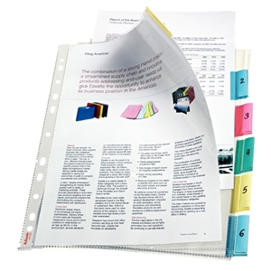 Esselte premium index showtas / 6 tabs
