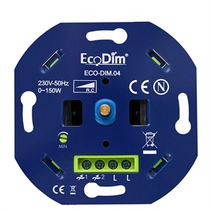 EcoDim LED-dimmer DIM.04 | 0-150W | inbouw | fase afsnijding