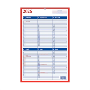 Aurora Memento 10 wandkalender / 21 x 33 cm / 1-gaats / 2026