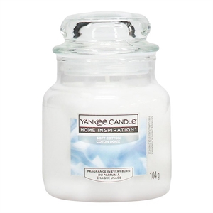 Yankee Candle Home Inspiration geurkaars / Soft Cotton / Small Jar / 104 g