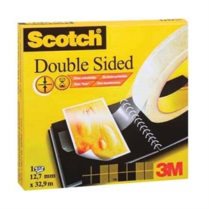 3M Scotch 665 tape / dubbelzijdig / 12mm x 33m