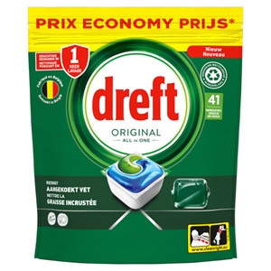 Dreft All-in-One vaatwastabletten / Original / 41 tabs