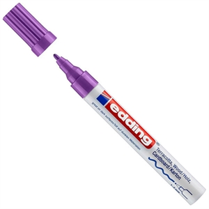 Edding 4040 deco/matlak marker / violet / ronde punt / 1-2 mm