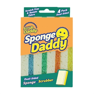 Scrub Daddy / Sponge Daddy schuurspons / 4 stuks