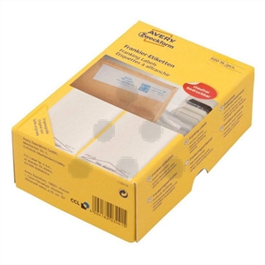 Avery Zweckform 3442 frankeeretiketten / wit / 135 mm x 48 mm / 500 etiketten