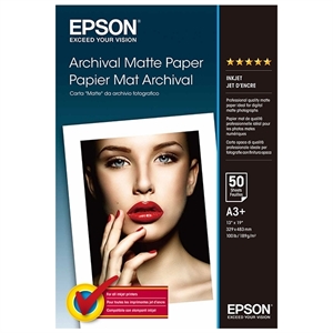 Epson S041340 archival fotopapier / mat / A3+ / 189 gr. / 50 vel