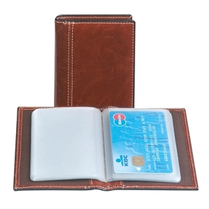 Brepols Palermo creditcardhouder / bruin / 40 pasjes