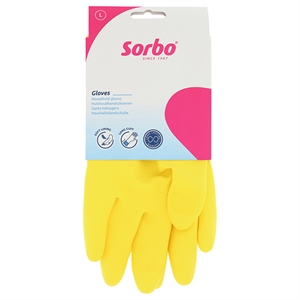 Sorbo Huishoudhandschoenen / Geel / Maat L