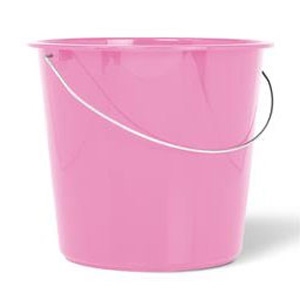 Huishoudemmer / roze / 10 liter