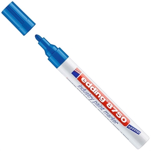 Edding 8750 industriële paint marker / blauw / ronde punt / 2-4 mm